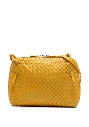 Bottega Veneta Pre-Owned 2012-2025 Nappa Intrecciato Nodini crossbody bag - Yellow