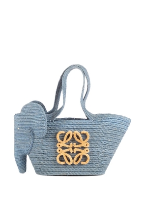 Loewe Pre-Owned Elephant tote bag - Blue