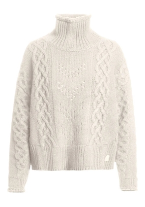 Parajumpers cable-knit turtleneck sweater - Neutrals