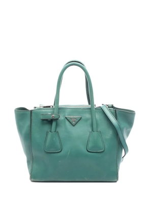 Prada Pre-Owned 2000s Glace'calf leather tote bag - Green