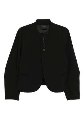 TEAM WANG design stand-collar blazer - Black