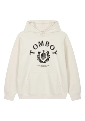 TOMBOY University cotton hoodie - Neutrals