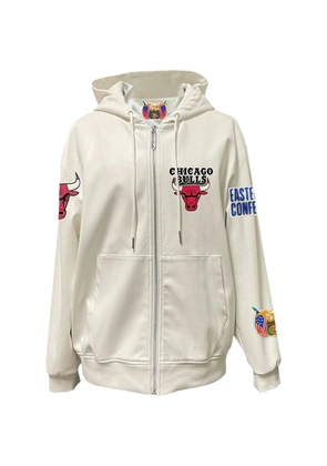Jeff Hamilton Chicago Bulls zip-up hoodie - Neutrals