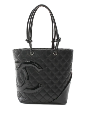 CHANEL Pre-Owned 2005-2006 medium Cambon Line tote bag - Black