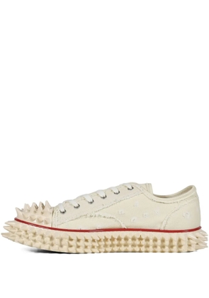 Doublet studded lace-up sneakers - White