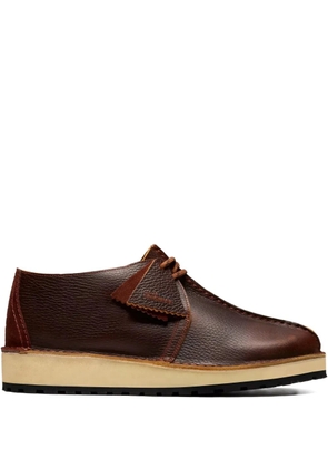 Clarks Originals leather lace-up boots - Brown