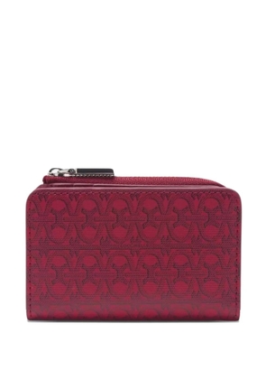 Coccinelle monogram-pattern wallet - Red