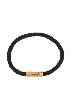 TOM FORD braided leather bracelet - Green