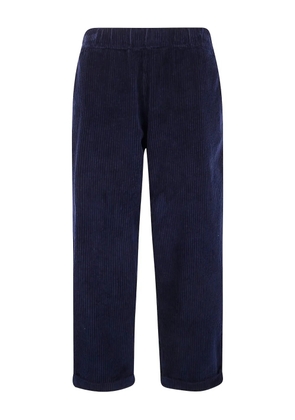 Labo Art corduroy elasticated trousers - Blue