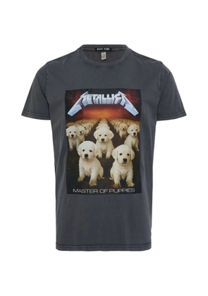 Black Score graphic-print T-shirt - Grey