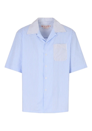 Marni striped-pattern Shirt - Blue
