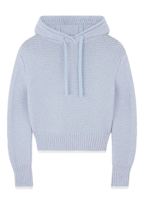 Paul & Shark knitted hoodie - Blue