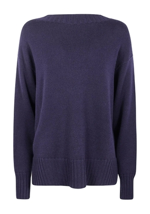 Drumohr boat-neck wool sweater - Blue