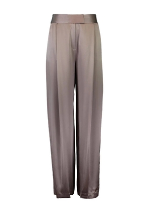The Sei pleated satin trousers - Grey