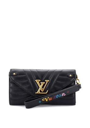 Louis Vuitton Pre-Owned New Wave Wallet Quilted Leather small wallets - Black