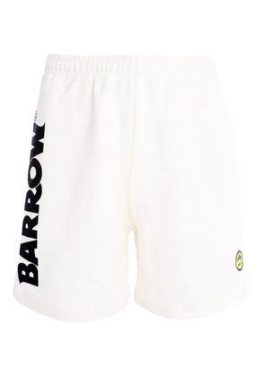 BARROW logo-print track shorts - White