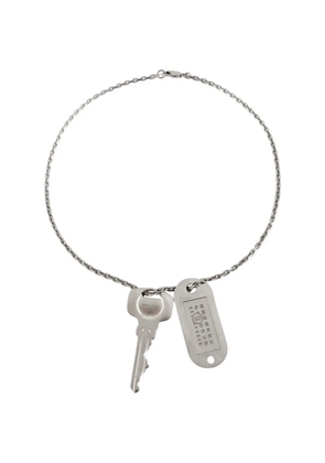 MM6 Maison Margiela double-pendant necklace - Silver