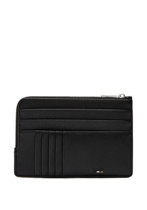 BOSS zip cardholder wallet - Black
