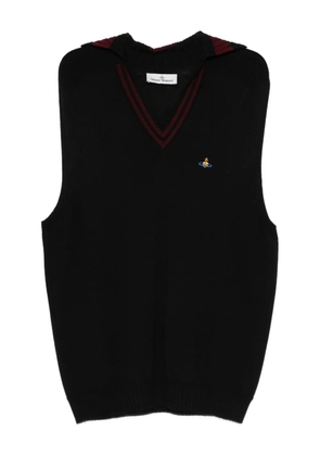 Vivienne Westwood V-neck sleeveless knitwear - Black