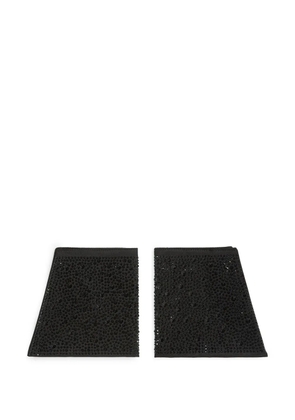 Karl Lagerfeld crystal-embellished cuffs - Black