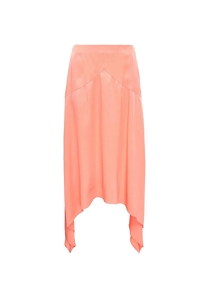 Stella McCartney satin midi skirt - Orange