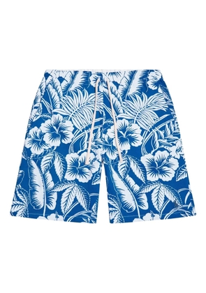 Polo Ralph Lauren tropical-print cotton shorts - Blue