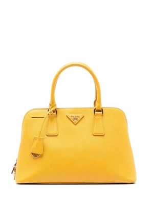 Prada Pre-Owned 2010-2025 Medium Saffiano Lux Promenade satchel - Yellow