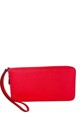 Hermès Pre-Owned Epsom Lucky wrist azap wallet - Red