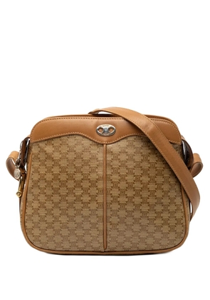 Celine Pre-Owned 20th Century Macadam Coated Canvas crossbody bag - Brown
