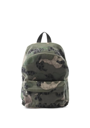 Valentino Garavani Pre-Owned 2020s camouflage canvas backpack - Green
