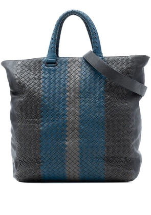 Bottega Veneta Pre-Owned 2012-2025 Tricolor Nappa Intrecciato Convertible Tote satchel - Black