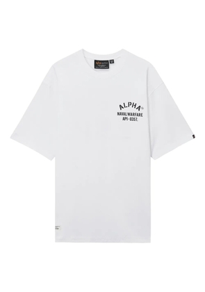 Alpha Industries graphic print T-shirt - White