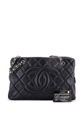 CHANEL Pre-Owned Timeless CC Shopping Tote Quilted Caviar Medium shoulder bag - Black