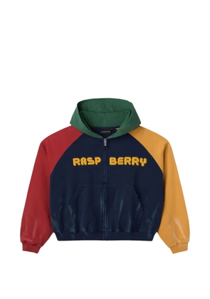 GV Gallery colour-block zip-up hoodie - Blue