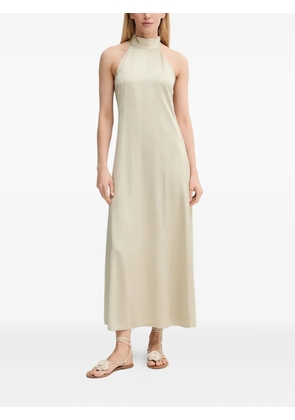 SAMSOE SAMSOE harterneck midi dress - Neutrals