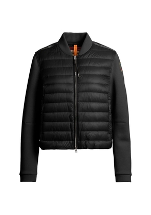 Parajumpers quilted panelled jacket - Black