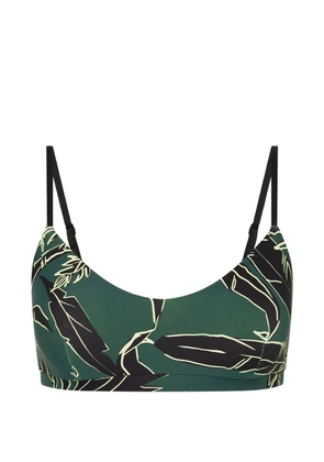 The Upside Tamara floral-print sports bra - Green