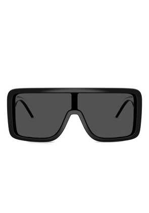 Dolce & Gabbana Eyewear logo-lettering sunglasses - Black
