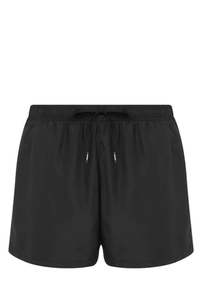 Moschino logo-print swim shorts - Black