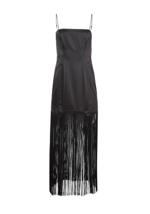 Fleur Du Mal fringe maxi dress - Black