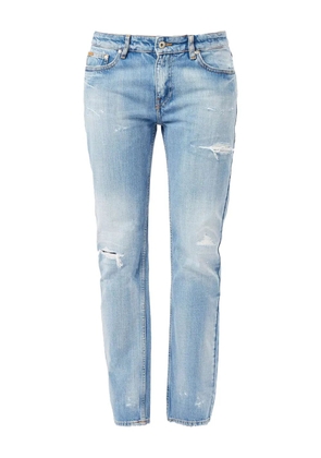 No44 Straightfit distressed jeans - Blue