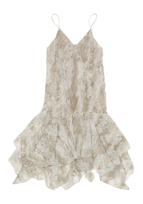 Bimba y Lola snake-print maxi dress - Neutrals