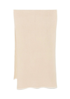 TOTEME whipstitch-trim scarf - Neutrals
