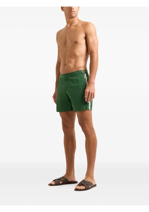 Orlebar Brown Bulldog stripe-detail swim shorts - Green