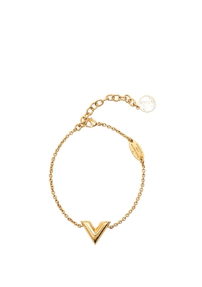 Louis Vuitton Pre-Owned 2021 Gold Plated Essential V Bracelet costume bracelet
