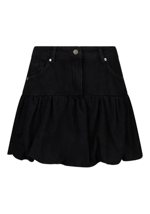 LIU JO denim mini skirt - Black