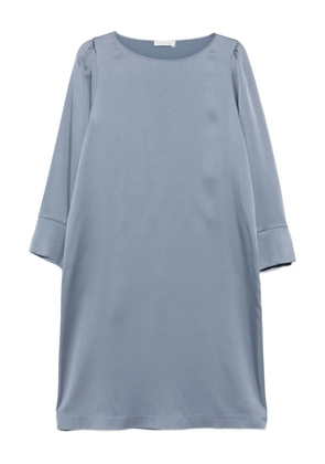 Le Tricot Perugia cuff-sleeve midi dress - Blue