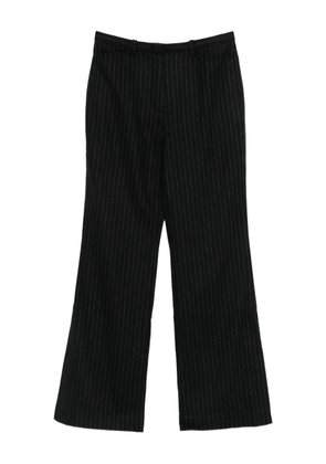 TONYWACK pinstripe-pattern trousers - Black