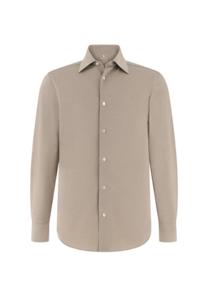 Boggi Milano jersey shirt - Neutrals