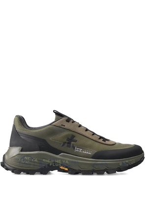 Premiata Devin logo-appliqué sneakers - Green
